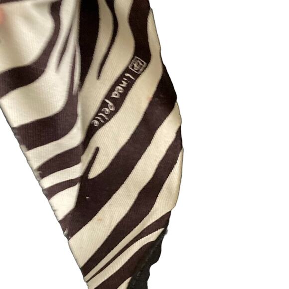 Vintage Y2K Linea Pelle 3 Section Black Leather Clutch - Mint - Picture 6 of 9